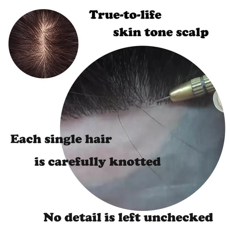 Natural Short Hair Topper