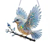 2D Flat DIY Bird Diamond Art Pendant Diamond Painting Set Home Wall Decor