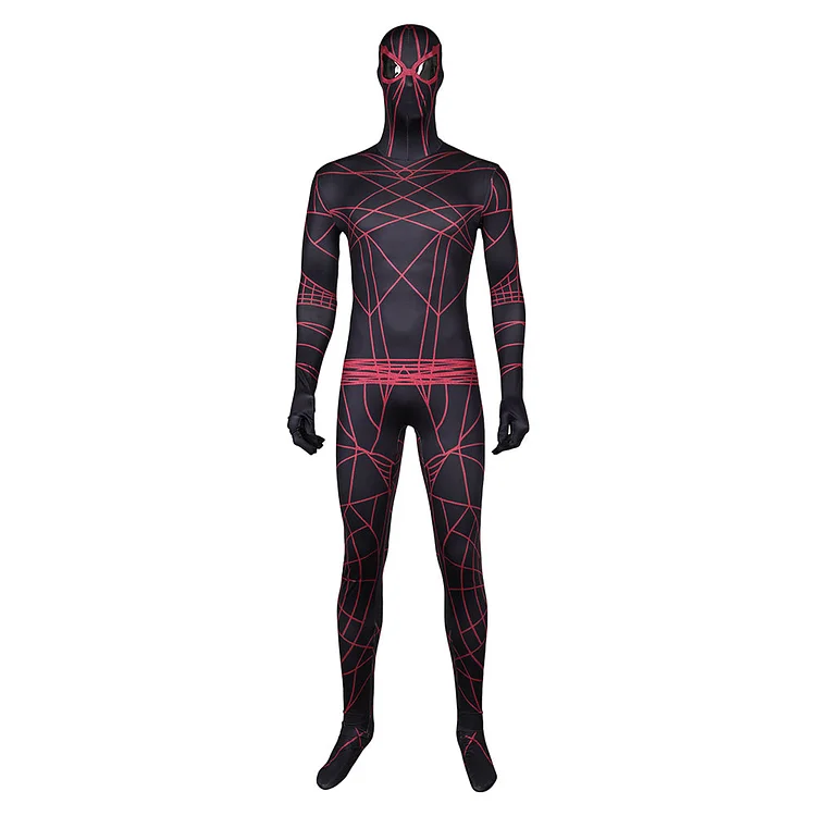 Madame Web 2024 Ezekiel Sims Black Jumpsuit Outfits Cosplay Costume Halloween Carnival Suit