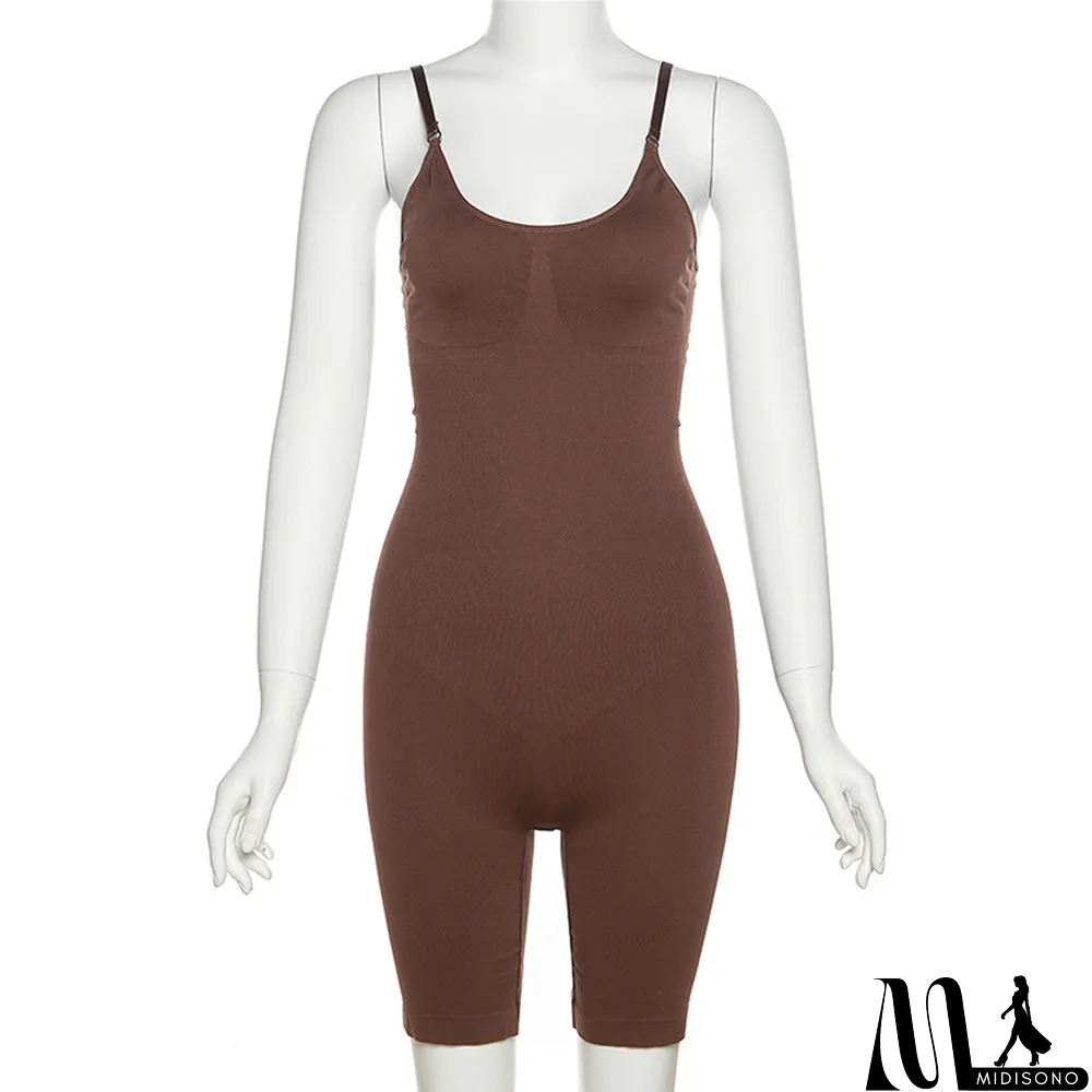 MidiSono - Casual Sports Sling Playsuits