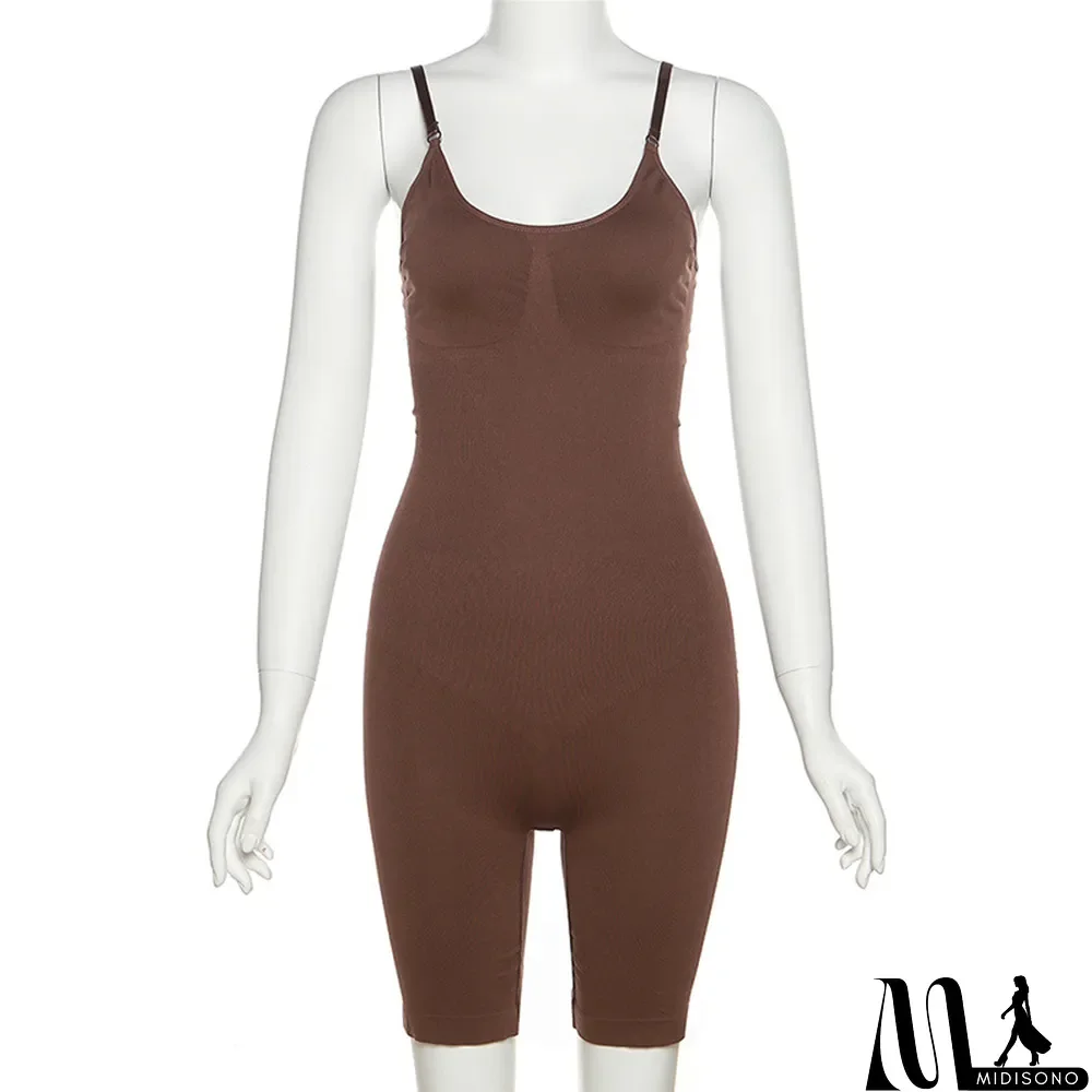 MidiSono - Casual Sports Sling Playsuits
