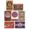 7pcs - Vintage Metal Signs(12*16Inch)