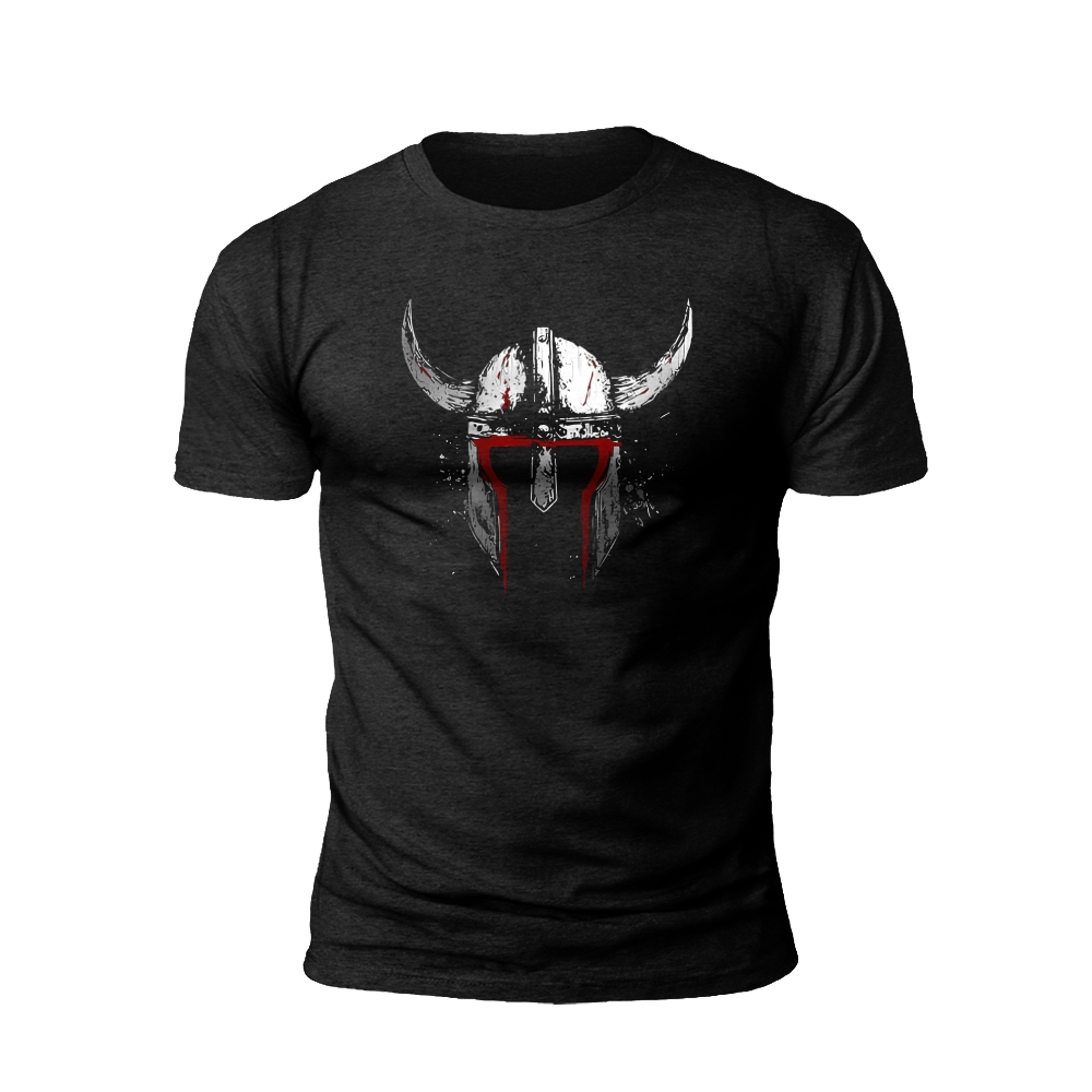 Viking's Wrath: The Helmet of Battle T-shirt