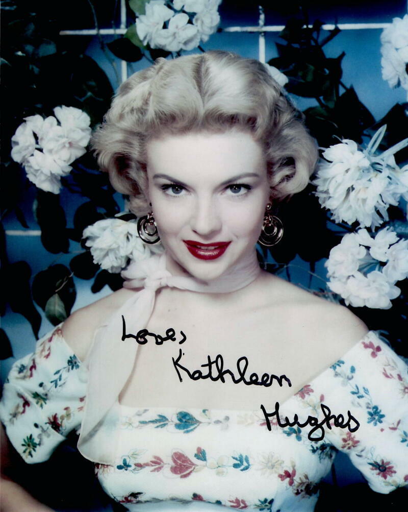 KATHLEEN HUGHES SIGNED AUTOGRAPH 8X10 Photo Poster painting - IT CAME FROM OUTER SPACE VERY RARE