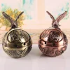 Retro Windproof Ashtray Hand-Carved Creative Personality Bronze Metal Windproof Ashtray