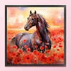 (Multi Style)Flower And Animal-Full Embroidery 3 Strands 11CT Stamped Cross Stitch-40*40CM