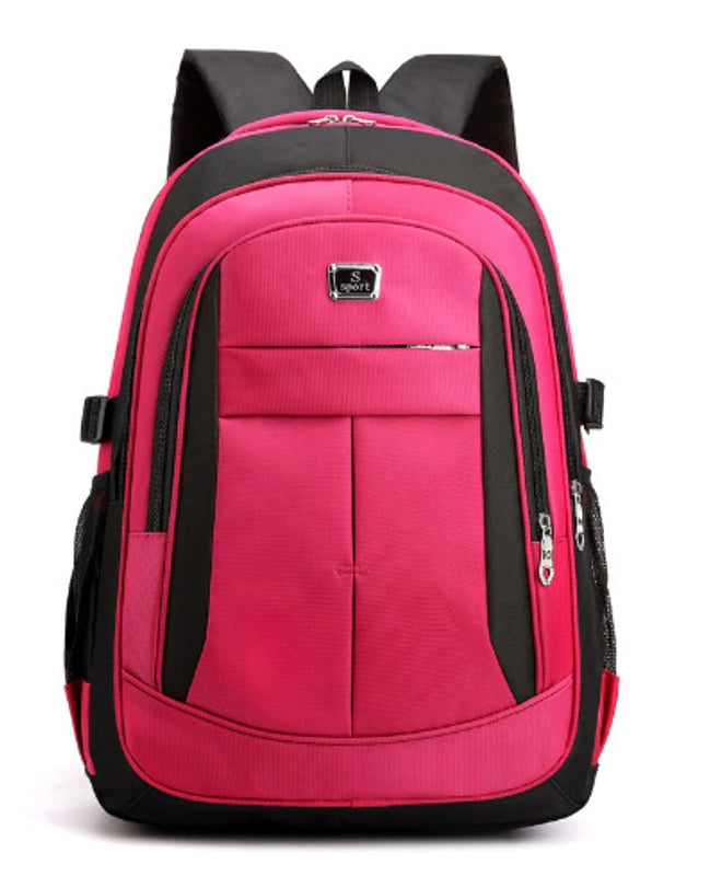 Waterproof Solid Color School Daily School Backpack
