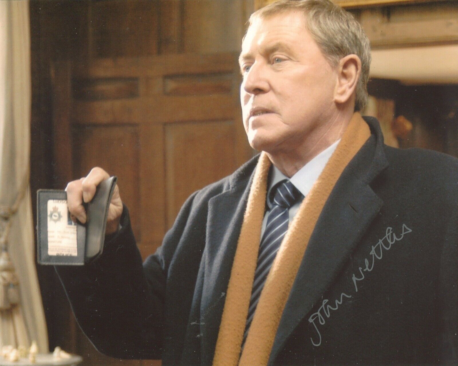 Midsomer Murders 8x10 TV detective Photo Poster painting signed by actor John Nettles IMAGE No8