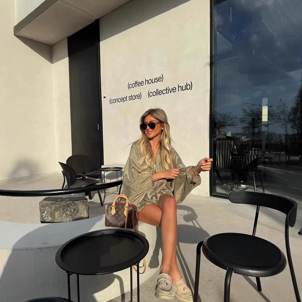 Nigikala Nigikala Women's Explosion Punk Pilot Jacket Coat