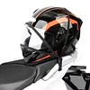 Black Motorcycle Luggage Strap Large Capacity Stretchable Storage Net with Hook for Secures Various Luggage Helmets Small Item