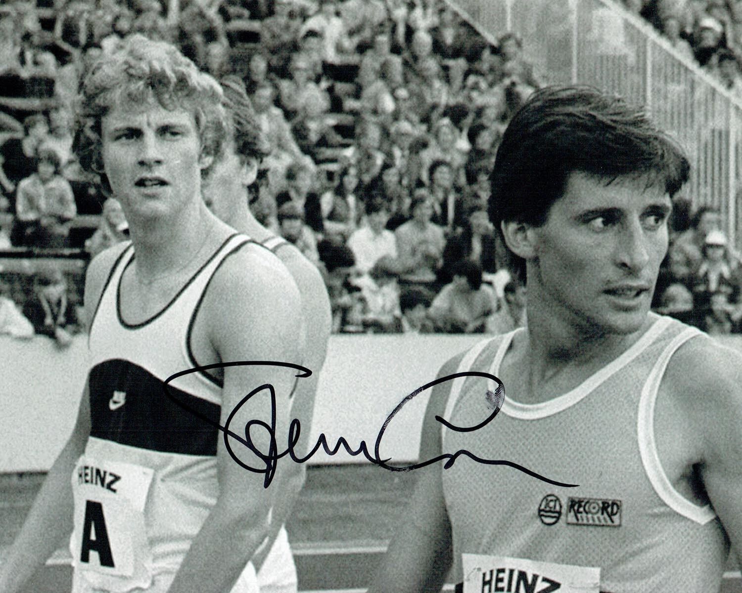 Steve CRAM Signed Autograph Olympic Games 10x8 Athletics Photo Poster painting C COA AFTAL