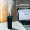 300ml Double Spray Car Mini Humidifier with Mood Light Pickup Dynamic Humidifier