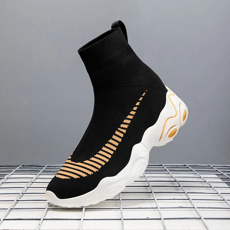 MWY Breathable Elasticity Socks Sneakers Platform Unisex Footwear Casual Shoes Flats Women Ankle Boot Dames Schoenen