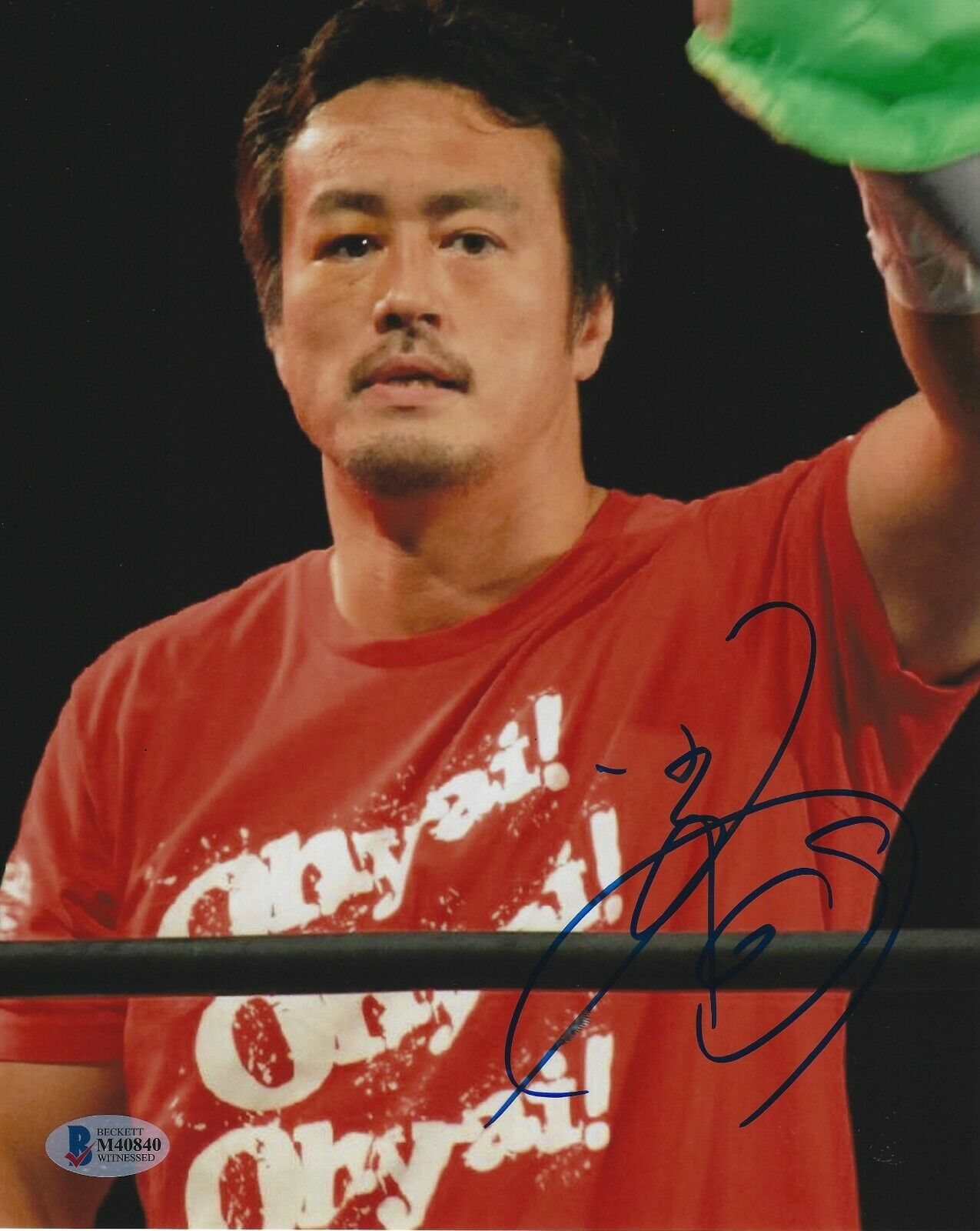 Ryusuke Taguchi Signed 8x10 Photo Poster painting BAS COA New Japan Pro Wrestling Picture Auto B