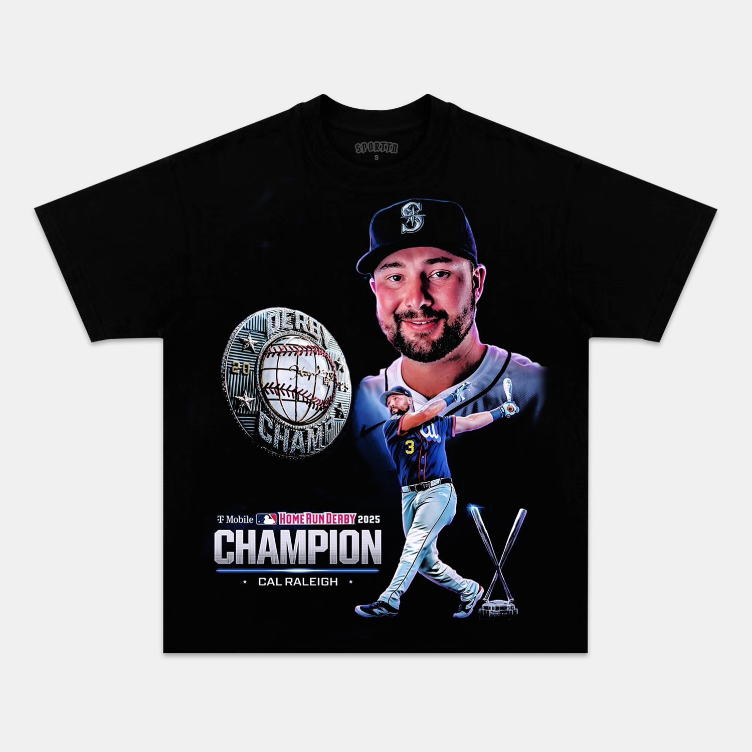 CAL RALEIGH & HR DERBY CHAMPIONS TEE