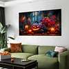 (70*40cm)Halloween Pumpkin Lantern - Full Round Drill Diamond Painting