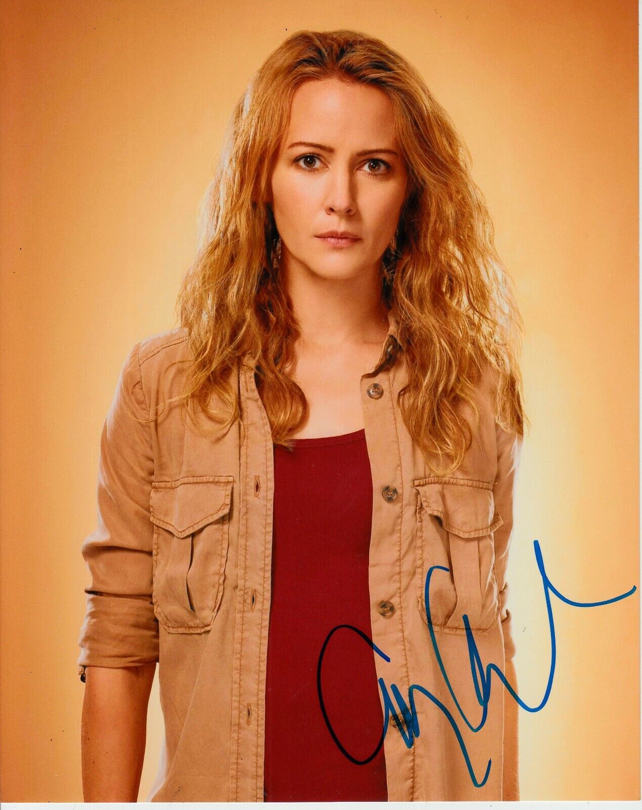 AMY ACKER SIGNED SEXY Photo Poster painting UACC REG 242 FILM AUTOGRAPHS (7)