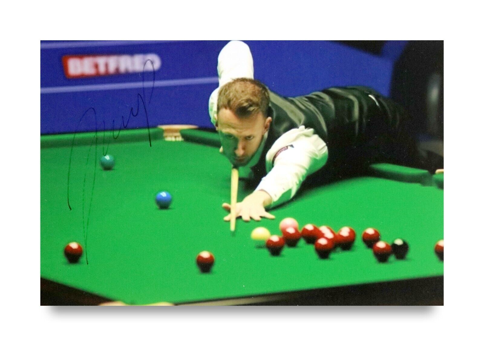 Judd Trump Signed 6x4 Photo Poster painting Snooker Crucible Genuine Autograph Memorabilia + COA