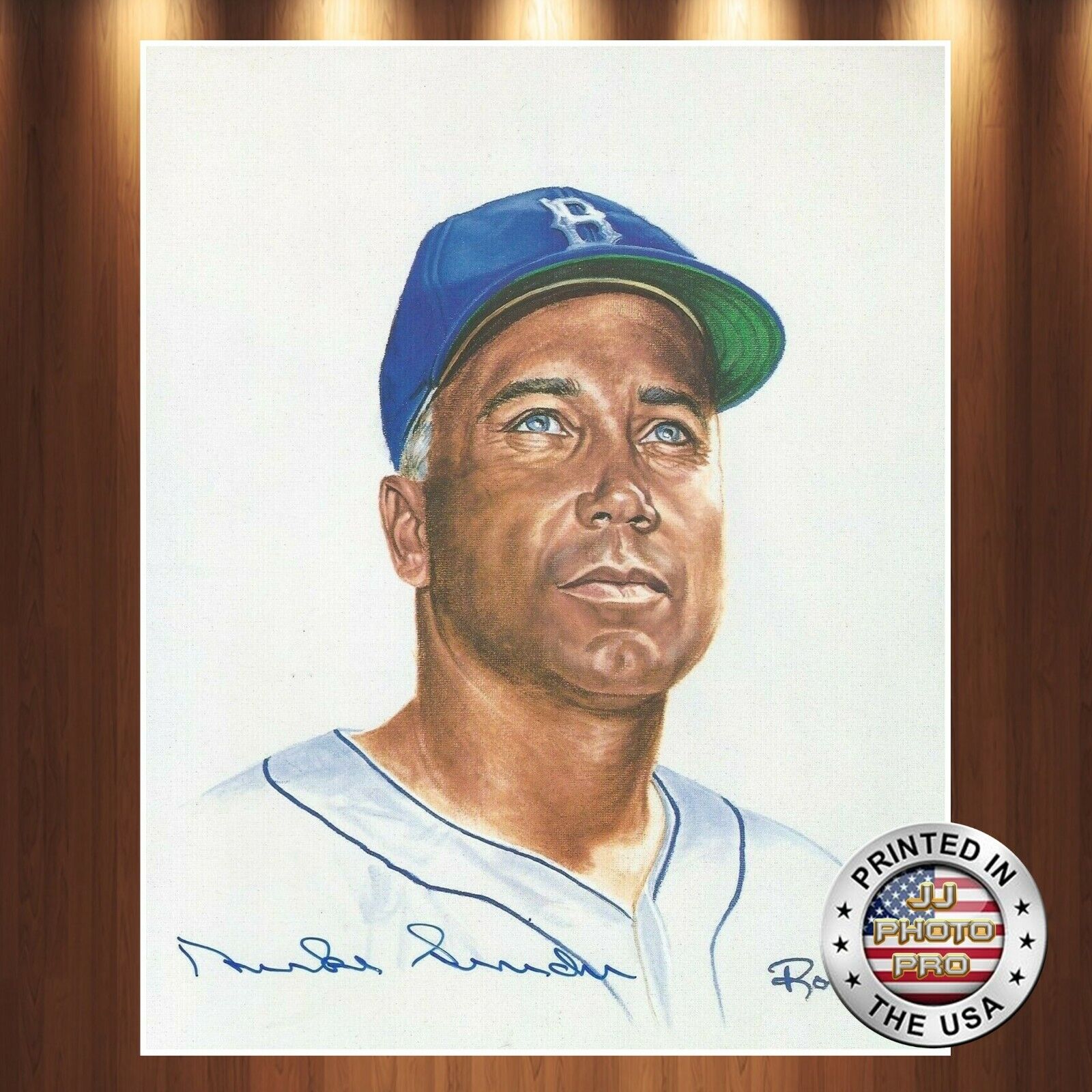 Duke Snider Autographed Signed 8x10 Photo Poster painting (HOF Dodgers) REPRINT