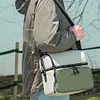 Double Layers Lunch Bag Leak Proof Hand-Held Cooler Box Portable Picnic Trip Bag