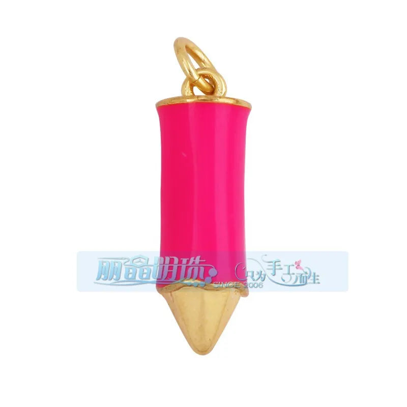 1 Piece 27*7.5mm 6*24mm Copper Lightning Pendant Jewelry Accessories