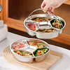 304 Stainless Steel Deepened Five-Compartment Steaming Pan