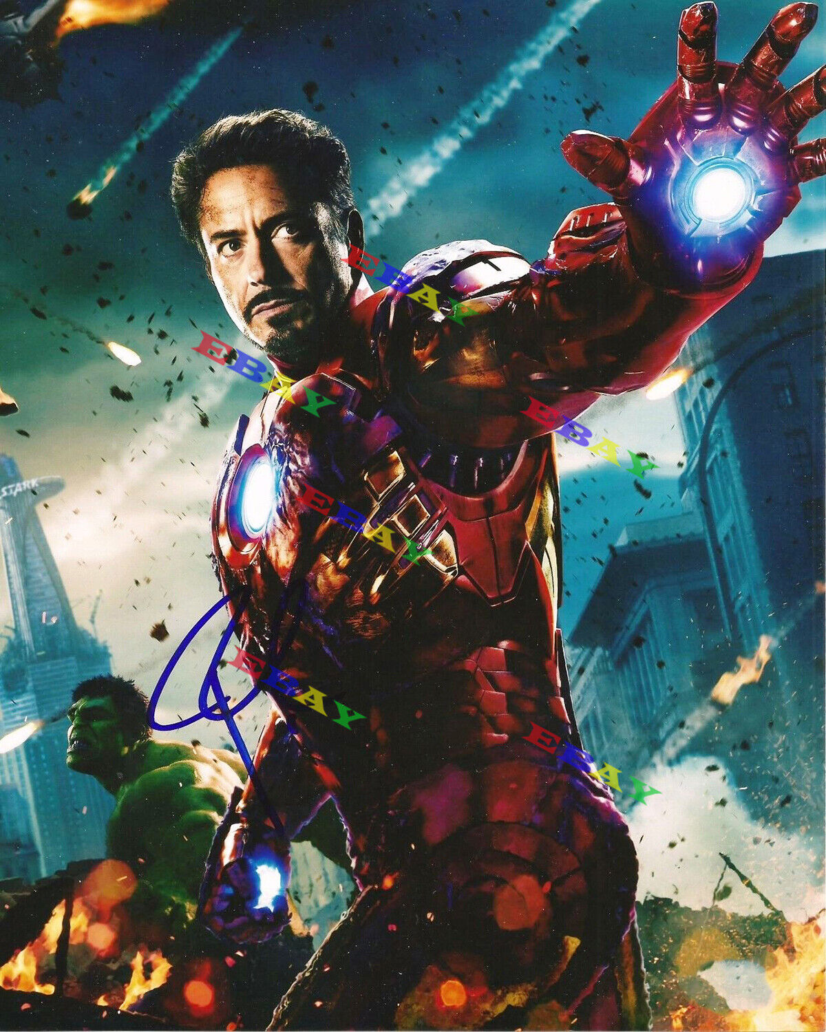 Robert Downey Jr. Iron Man Autographed Signed 8x10 Photo Poster painting Reprint