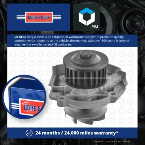 Water Pump fits FIAT GRANDE PUNTO 199 1.2 1.4 2005 on Coolant B&B 46420401 New Parts