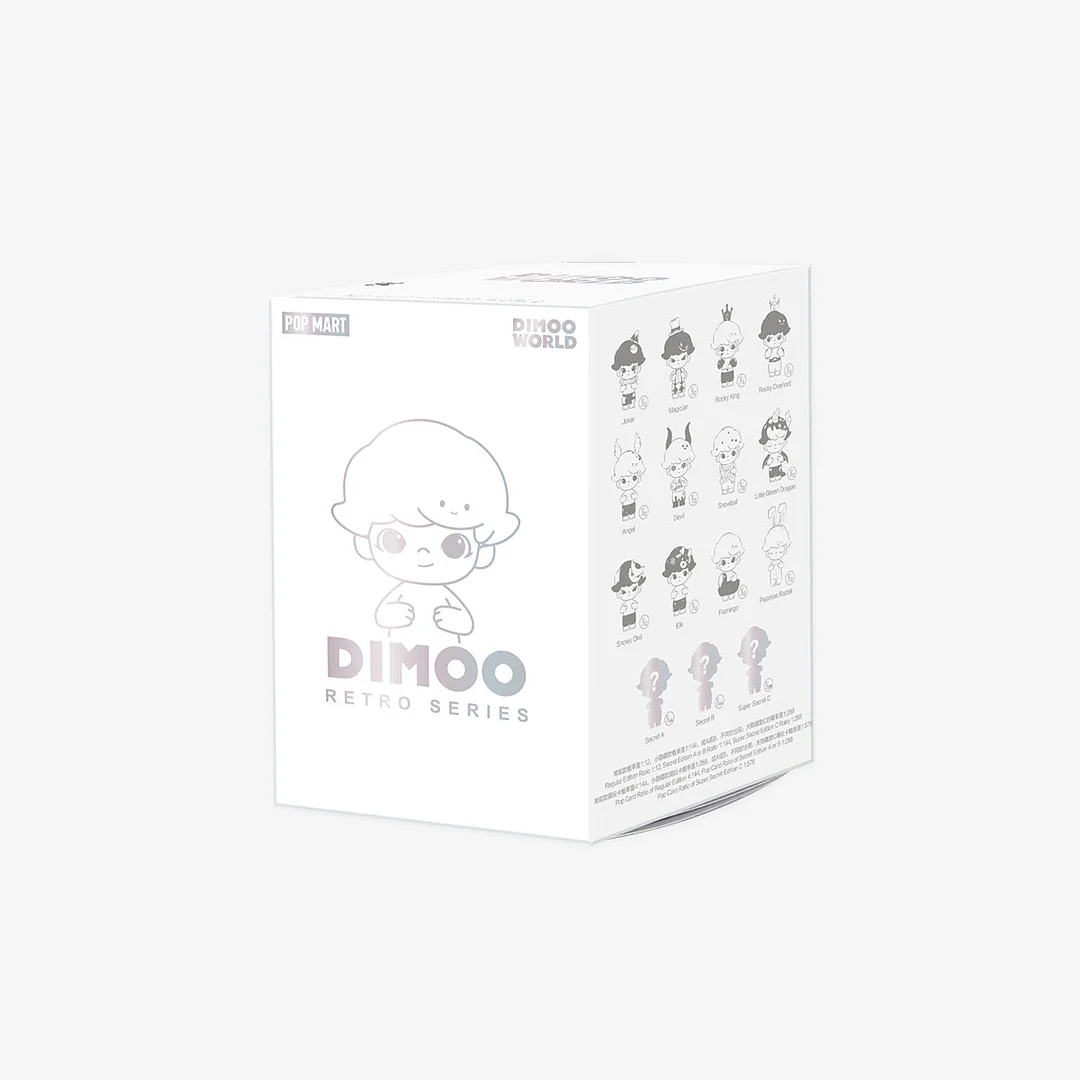 DIMOO Retro Series Toy Figures Blind Box
