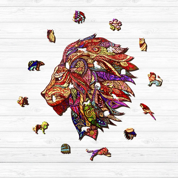 Ericpuzzle™ Ericpuzzle™Majestic Lion Wooden Puzzle