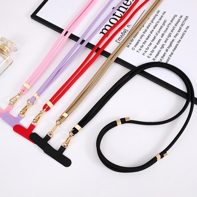 Minimalist Solid Color Nylon Mobile Phone Chain