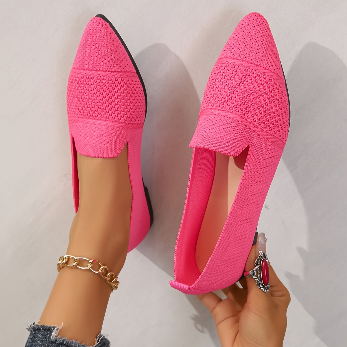 Comfortable Womens Solid Color Mary Jane Shoes