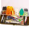 Mixed Fishing Lures Kit Soft and Hard Bait Hooks Swivels for Bass Pike Crank