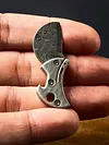 Mini Titanium Compact Bottle Opener & Cutter Small Bottle Opener Keychain Coin Knife for Packages Camping DIY & Everyday Carry Gear