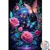 Butterfly Flower- Round/Square AB Drills Diamond Painting(65*45cm) 