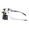 Jewelers Magnifying Glass with LED & Interchangeable Lens High-Definition Magnifying Glass 2X 4X 6X 10X 13X Lenses Head-Mounted Magnifier For Mechanical & Jewelry Appraisal
