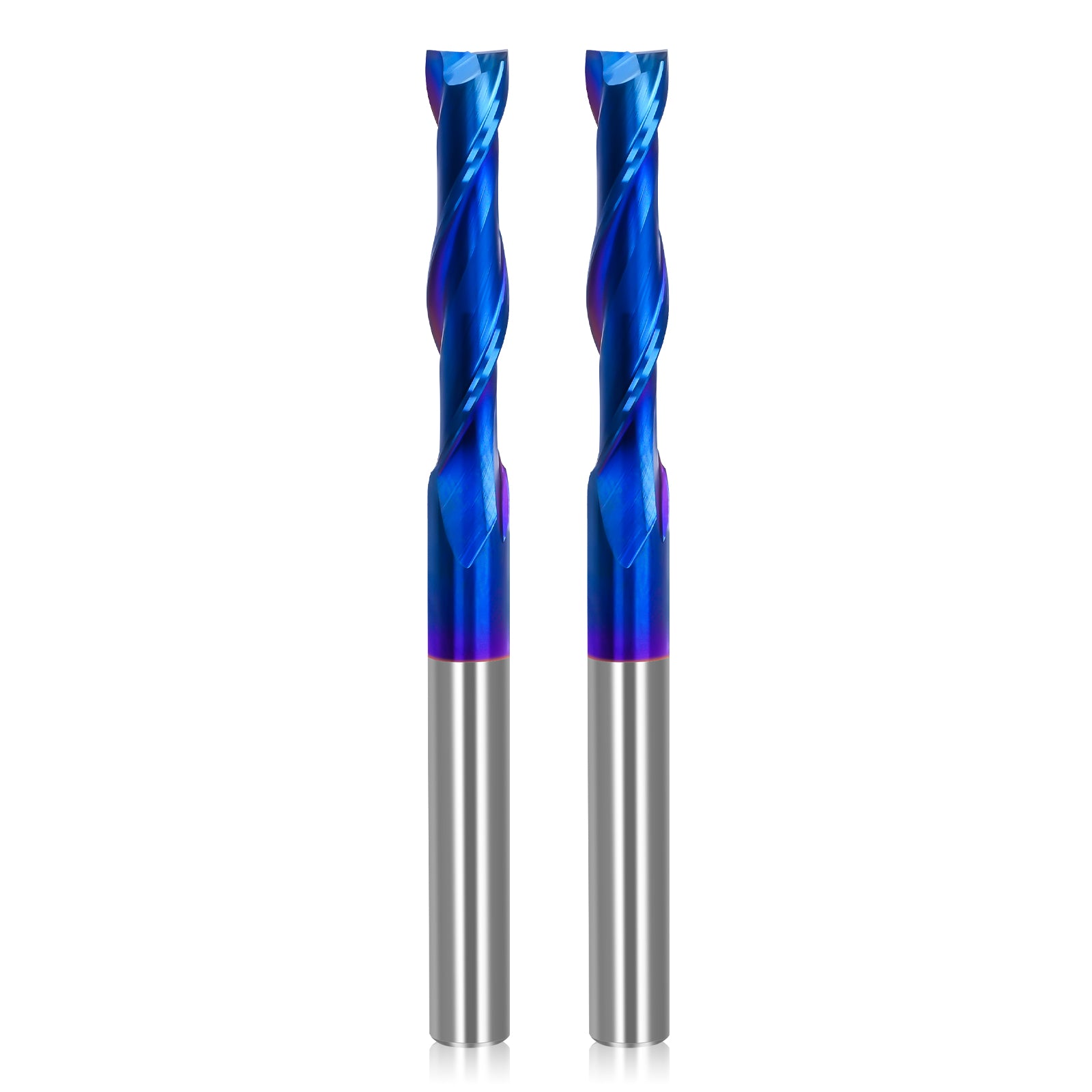 LUNYEE 2PCS Upcut Spiral Router Bit 1/4 inch Shank