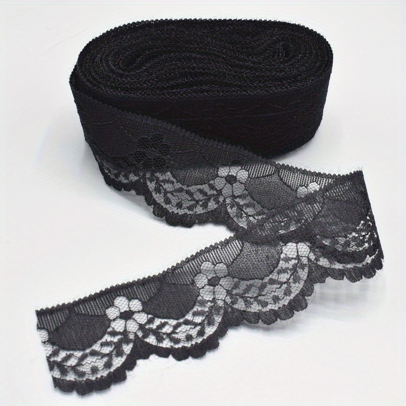 10 Yards Luxurious Lace Ribbon - Exquisite Design for DIY Sewing, Elegant Curtains and Sofa Skirts - Perfect for Bedding Decor Accents