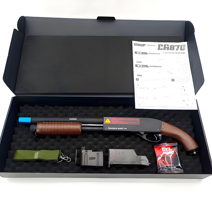 その他 m870 CYMA] M870 Pump Action Airsoft Shotgun – SIXmm (6mm)