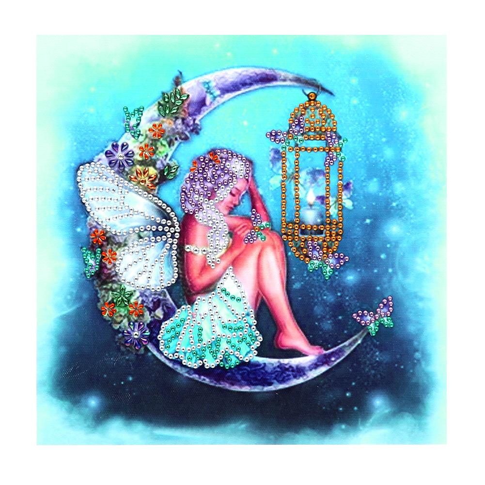 

30*30CM - Special Shaped Diamond Painting - Fairy, 501 Original