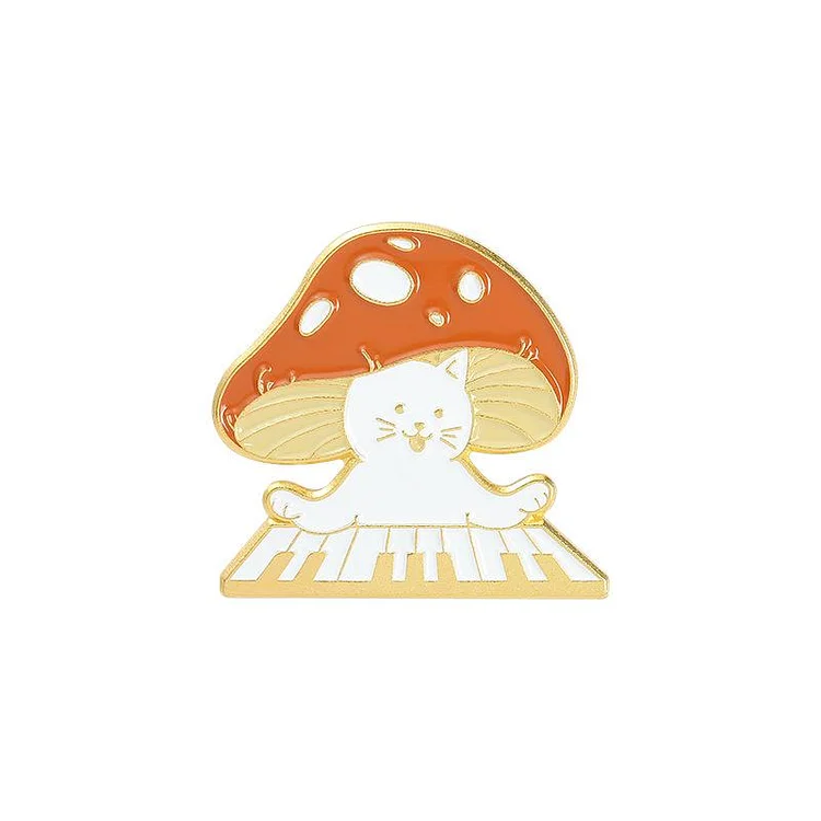 Mushroom Concert Pins