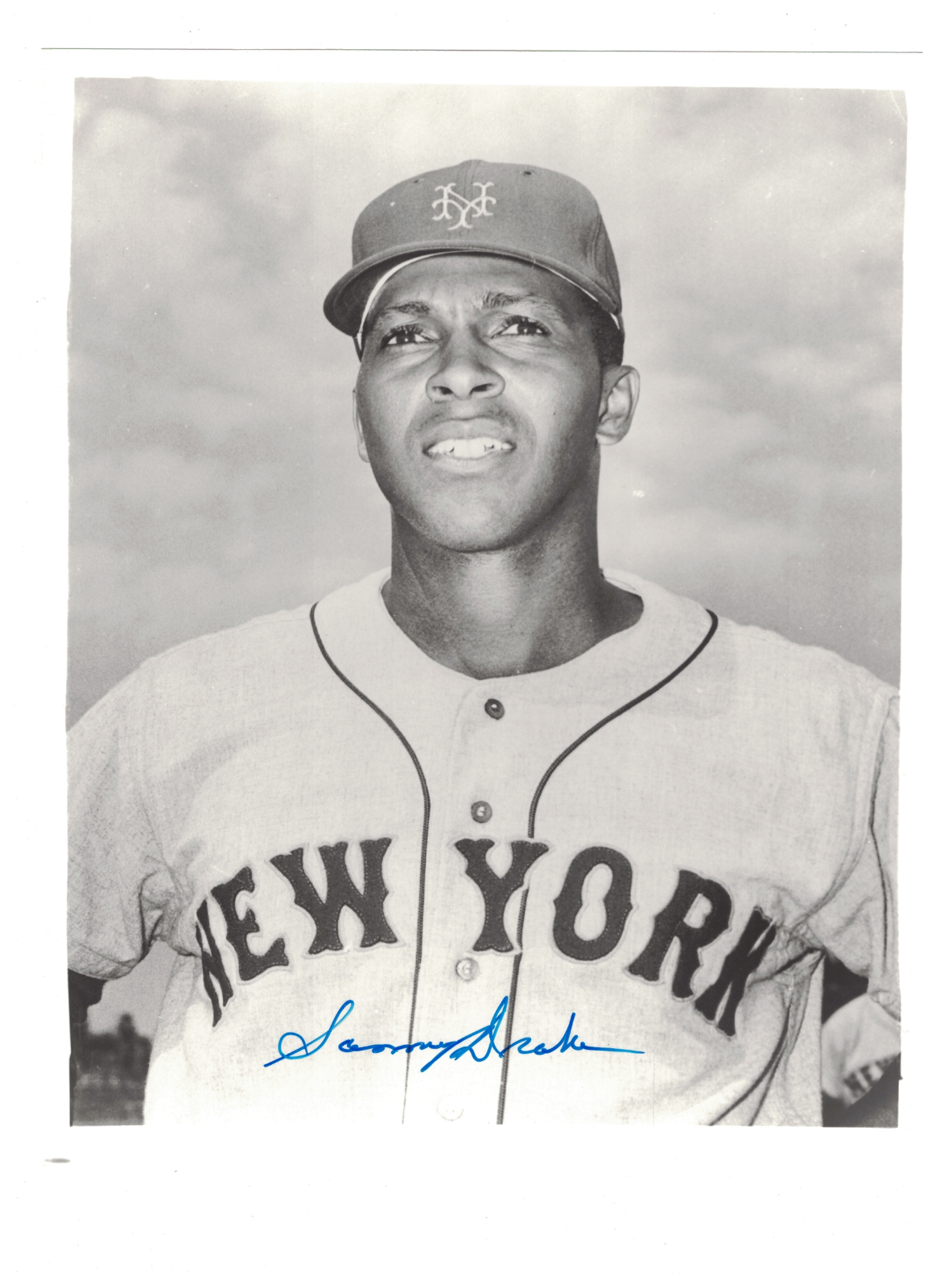 Sammy Drake New York Mets Signed 8x10 Photo Poster painting W/Our COA RH1