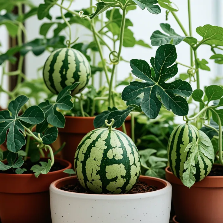 Potted Watermelon Seeds-Small Space Planting