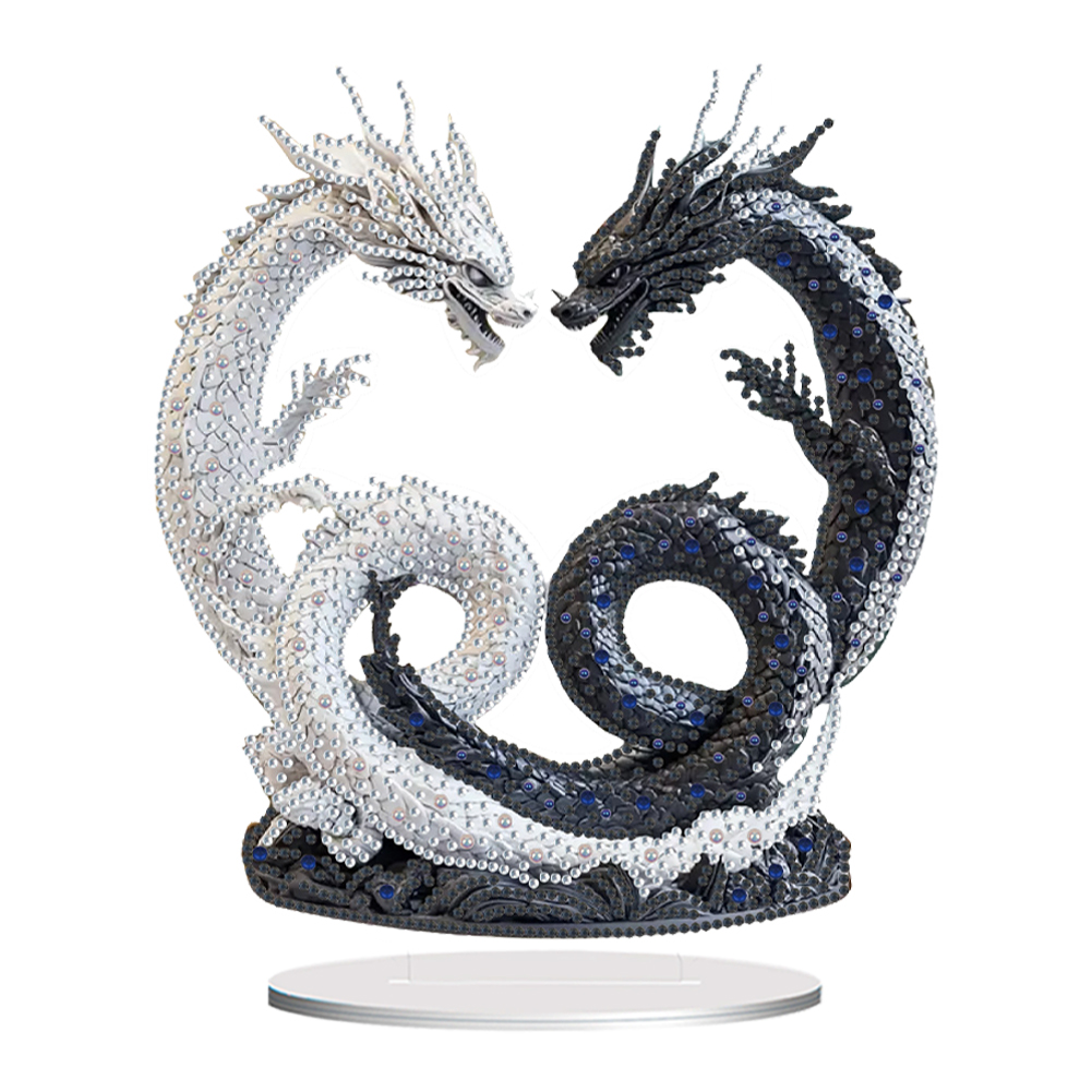 Dragon Special Shape 5D DIY Diamond Painting Tabletop Ornament Kit Table Decor