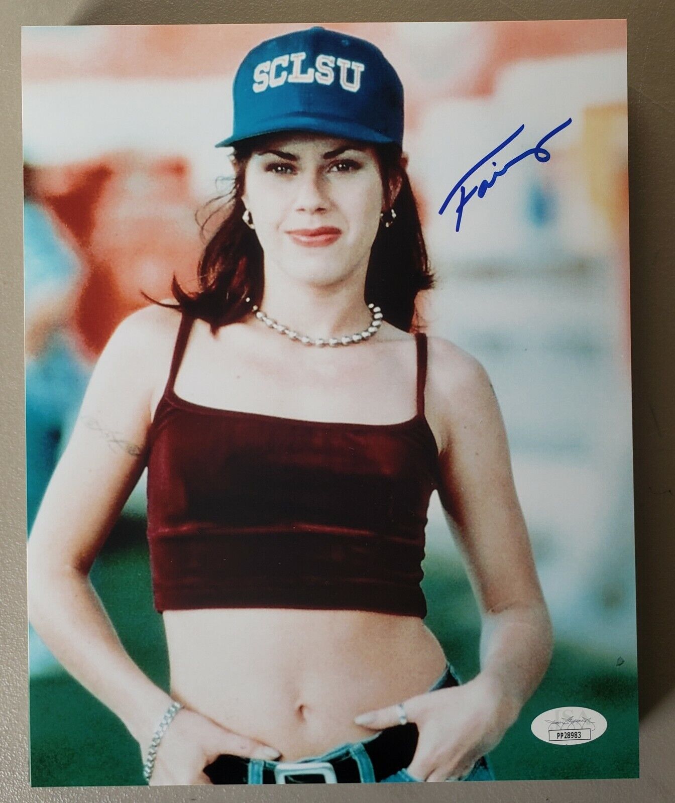 Fairuza Balk signed The Waterboy 8x10. Rare Private signing. JSA