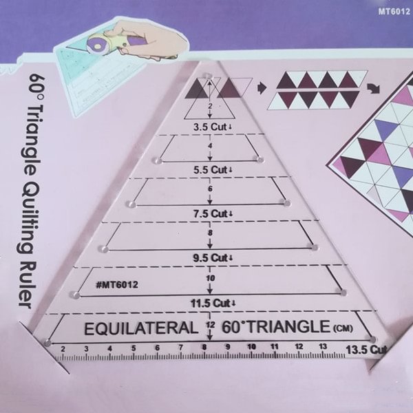 Hexagon Quilting Ruler