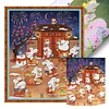 New Year Rabbit - 11CT Stamped Cross Stitch - 40*50cm