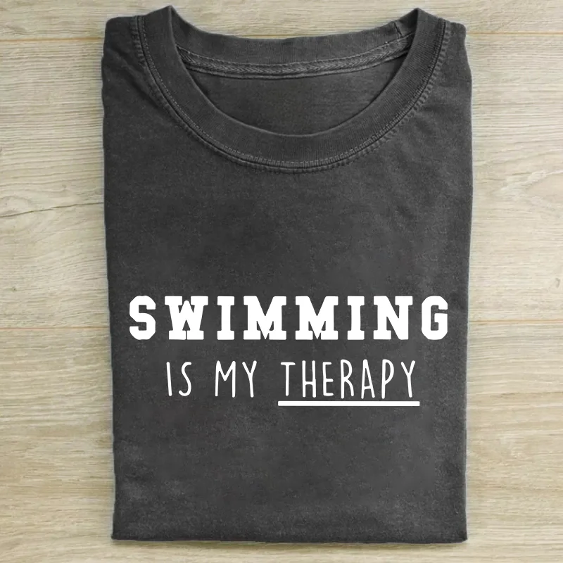 Swimming Is My Therapy T-shirt