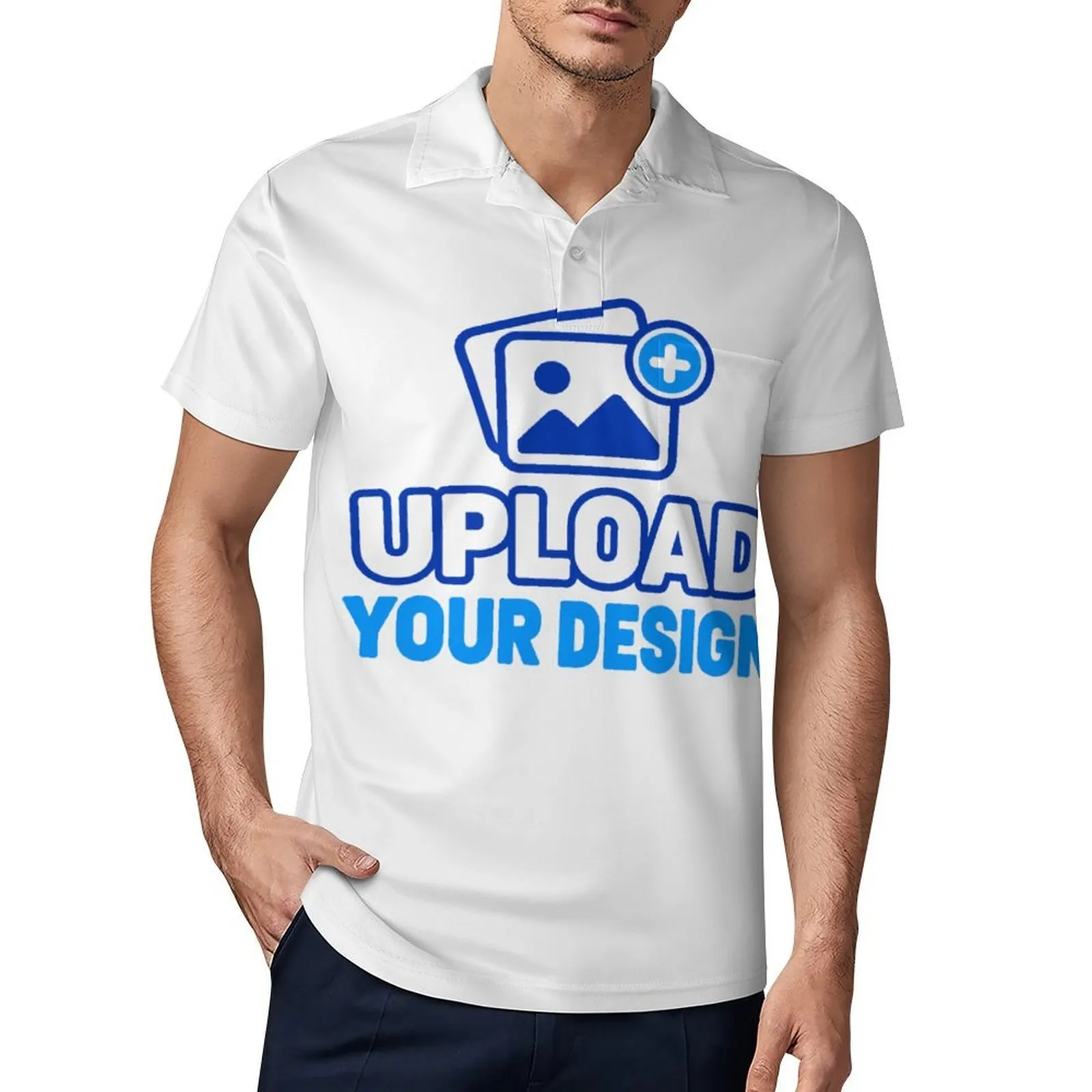 Men's Polo Shirt custom product view 8