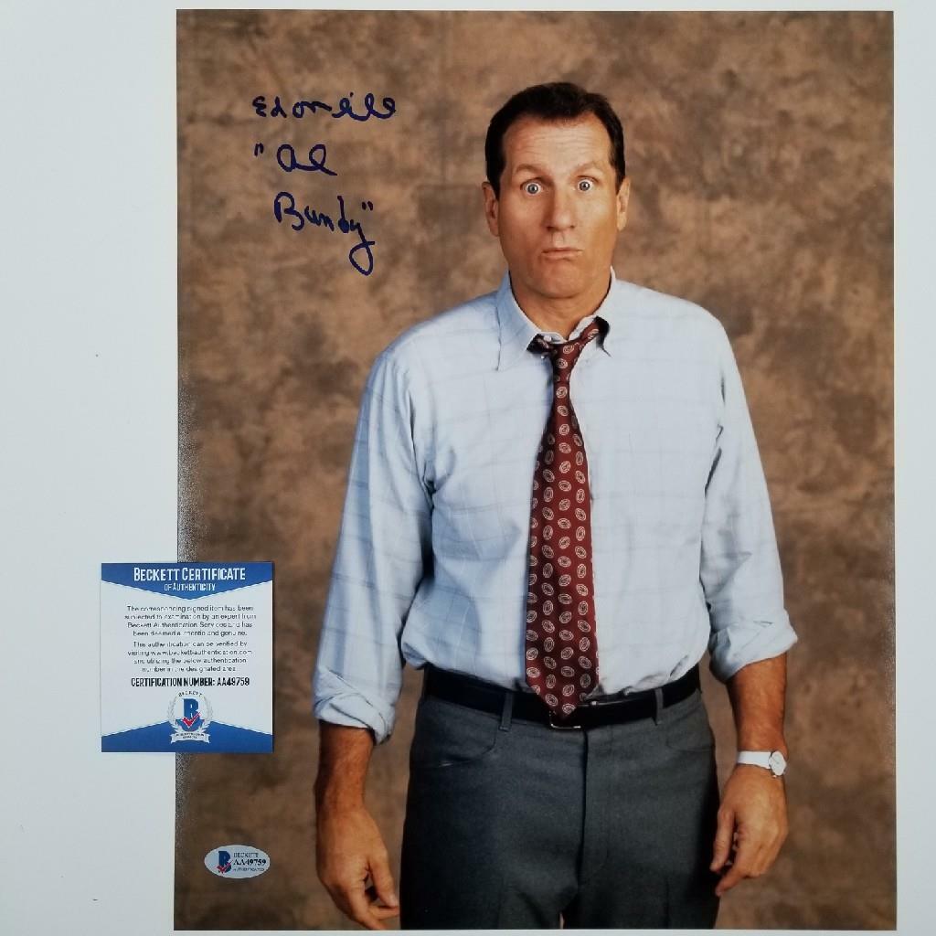 Ed O'Neill signed Al Bundy